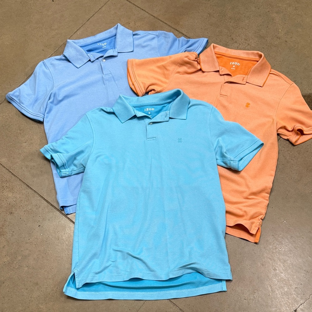 Izod Polo Shirt Trio